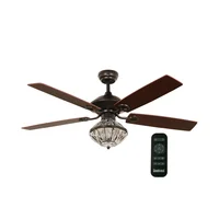 Ventilador de Techo Chocolate Dc 52" 3l E14 40w