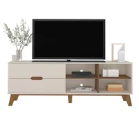 Mueble Tv de Hasta 75" Verona 63x180x40cm Pino y Beige