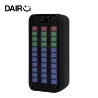 Parlante Recargable Con Luces Rgb Radio Fm 15w Rms