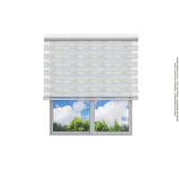 Cortina Elegance Tao Plata 100x220 cm