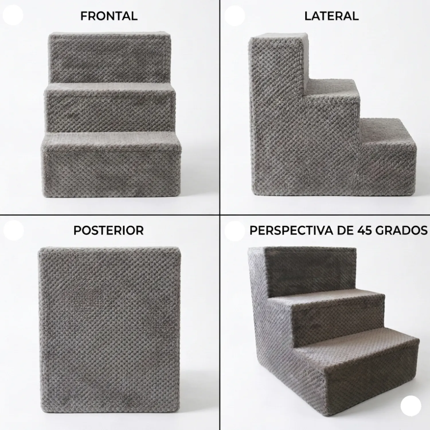 Escalera para Perro Mediano En Madera