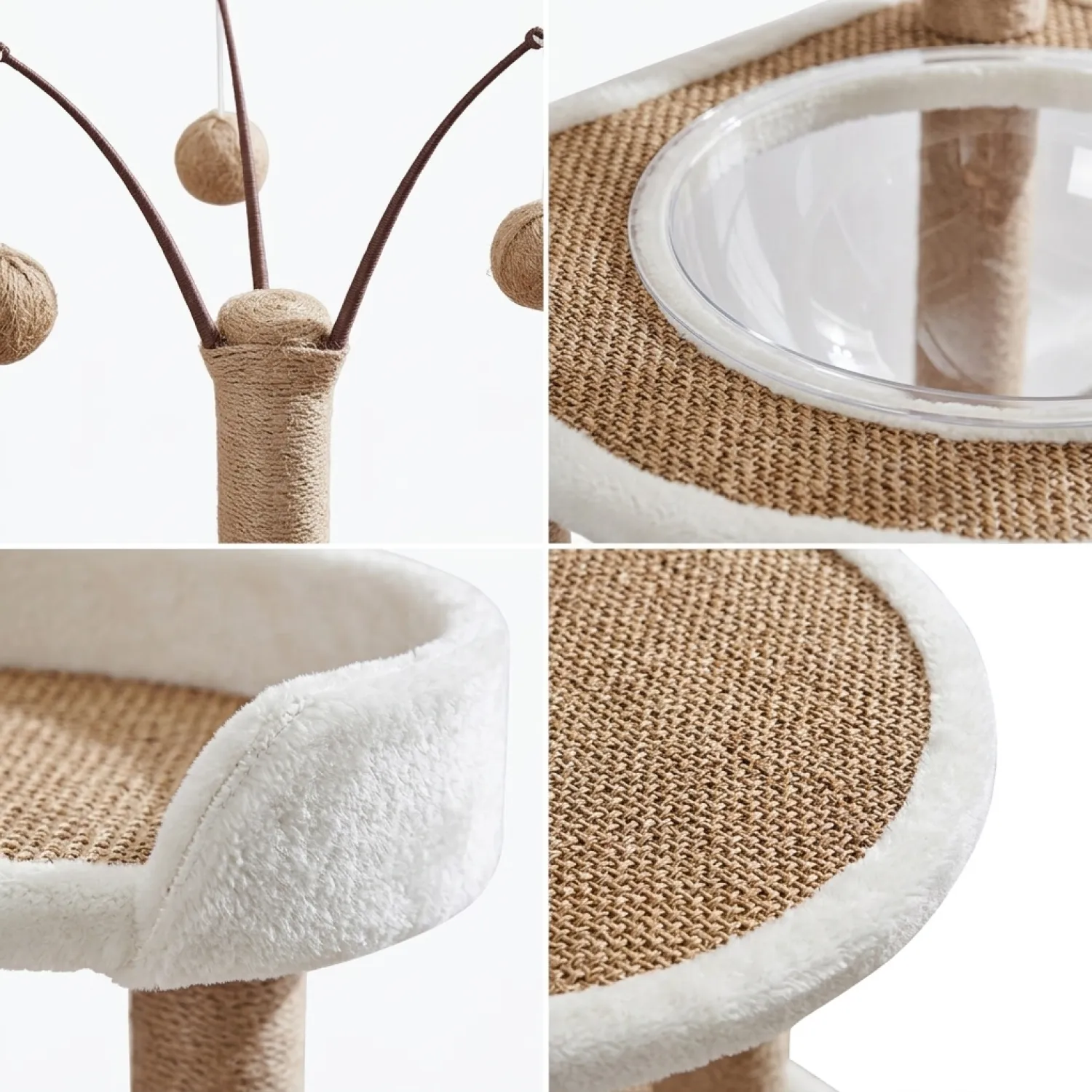 Gimnasio Rascador para Gatos Desarmable Domo Cold 4