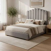Combo Cabecero Olimpo + Base Cama 140x190 Tela Suave