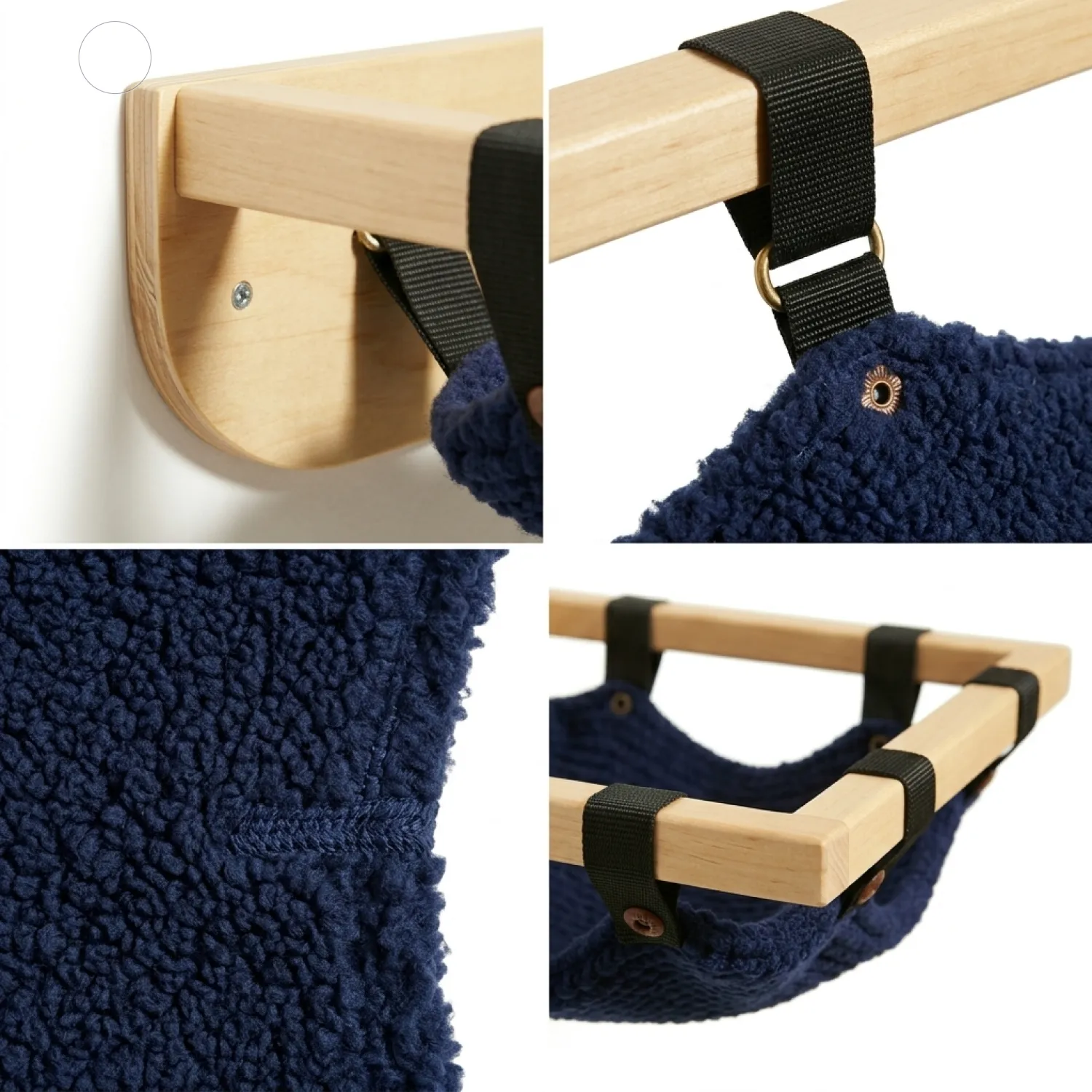 Hamaca de Pared para Gatos En Pino 4