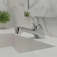 Llave Lavamanos Push Pesada