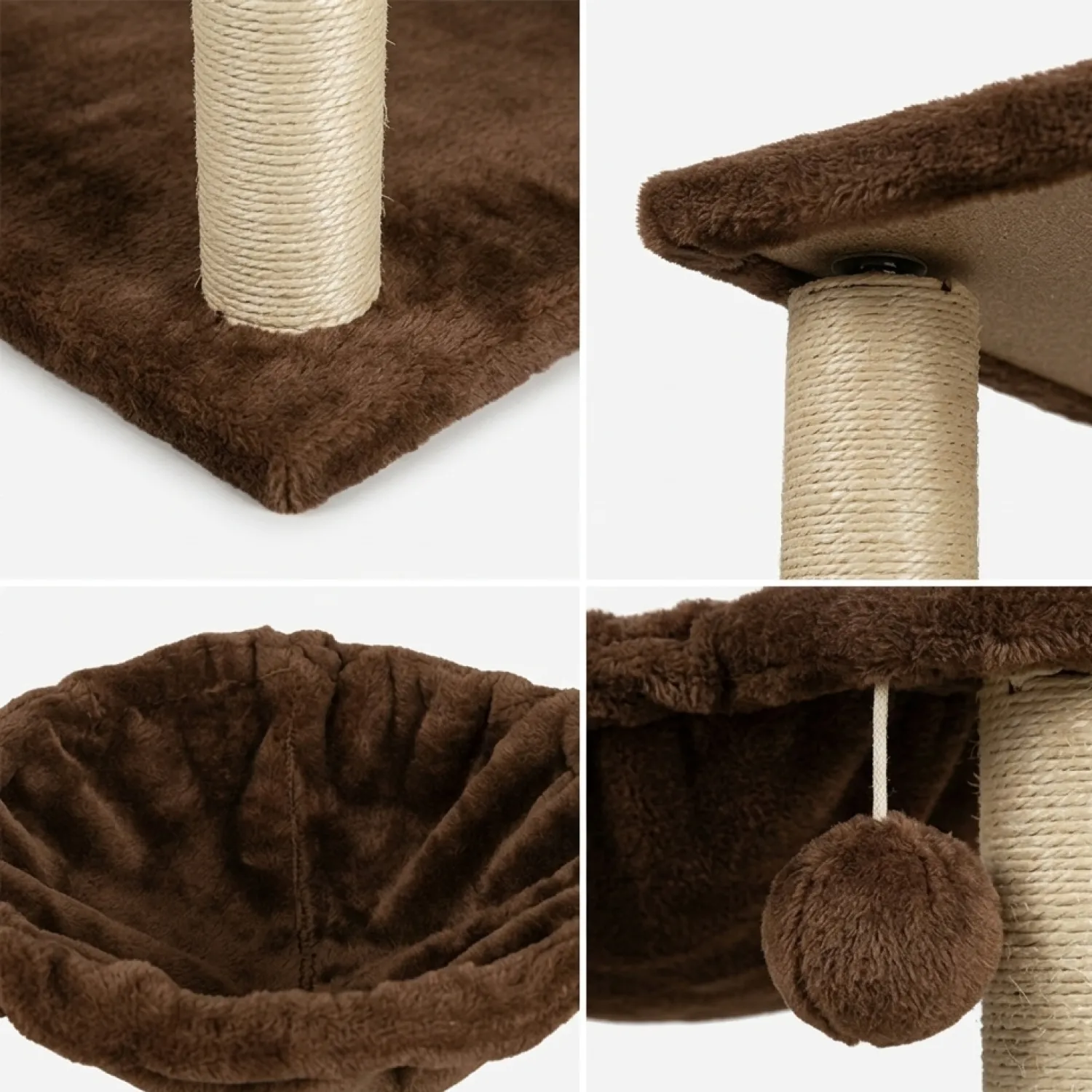 Rascador Acicalador Sencillo para Gatos Desarmable 3