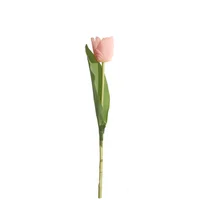 Tulipan Mediano 35 cm x 1Blanco Rosado