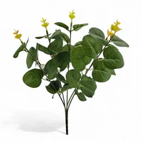 Racimo Eucalipto 32cm 5 Tallos Verde Claro