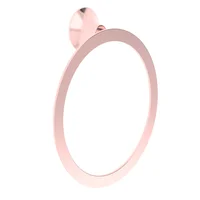Kit Accesorios X3 Essen Oro Rosa  Incluye: Porta Rollo, Percha y Toallero Corona