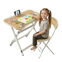 Mesa Escrito Plegable Pupitre Niños Multifuncional + Silla B