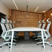 Mesa de Juntas Blanca Pata Blanca