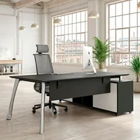 Puesto de Trabajo Con Credenza Combinado Pata Negra