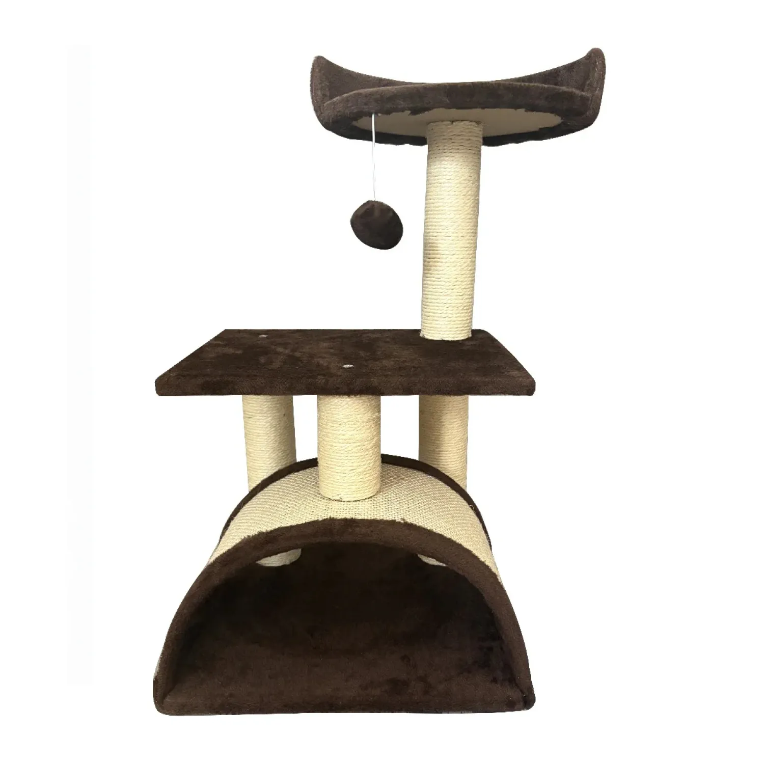 Rascador Árbol para Gatos Desarmable Arco y Sofa