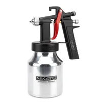 Pistola para Pintar Baja Presión 750ml Boquilla 0.8mm Cuerpo de Aluminio