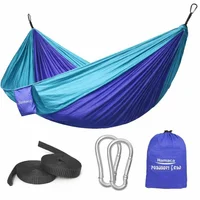 Hamaca de Nailon para 1 Persona de 262 cm Forbidden Road - Azul y Morado