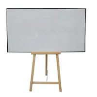 Pizarra Tablero Acrílico Liso Borrable 80x120cm + Trípode Set X 5 Unidades