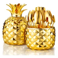 Juego de Cubiertos de Piña x 24