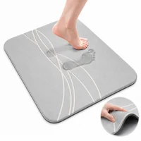 Tapete Para Baño Absorbente 60x40cm Antideslizante