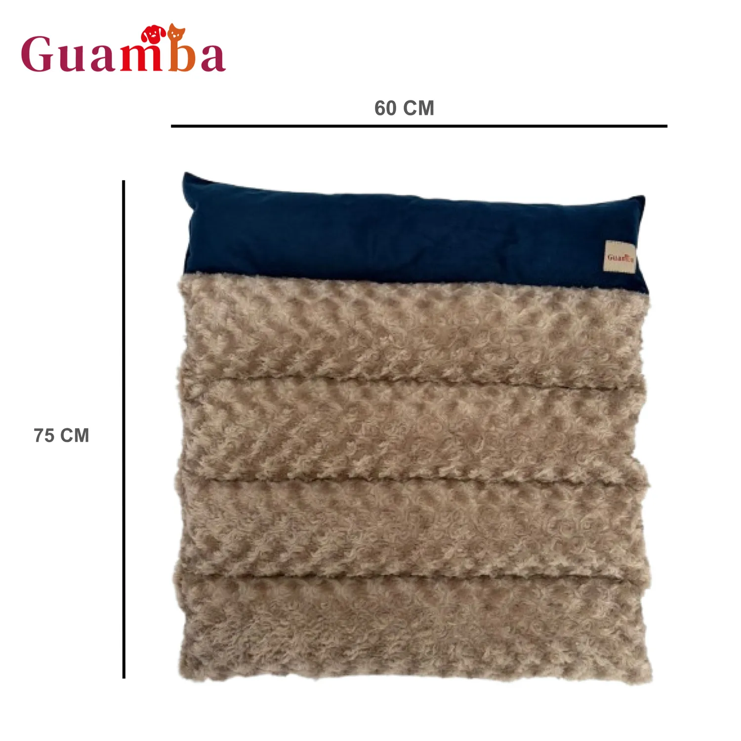 Colchoneta Perro Travel Roll Mini 60x75cm Guamba 8