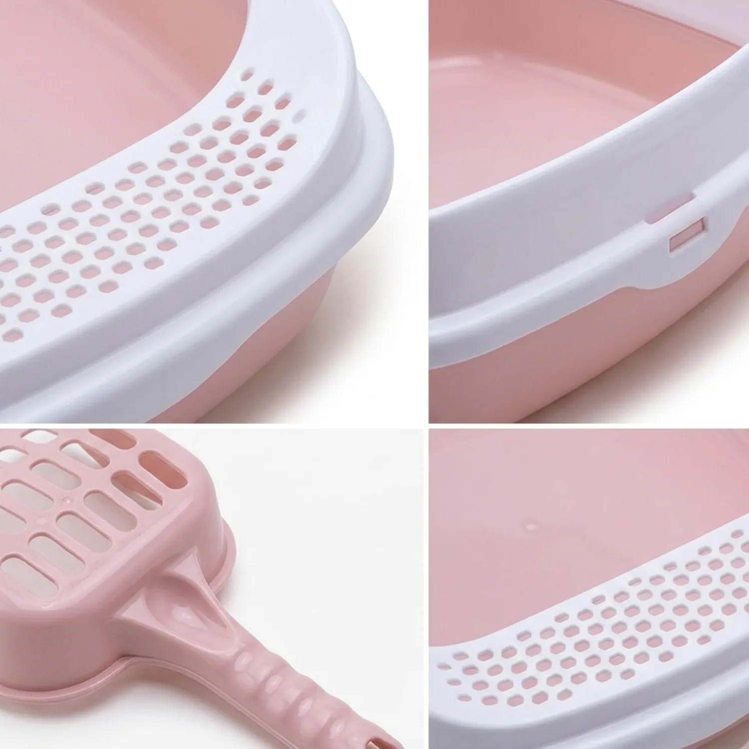 Arenera Caja Baño para Gatos Con Pala 4