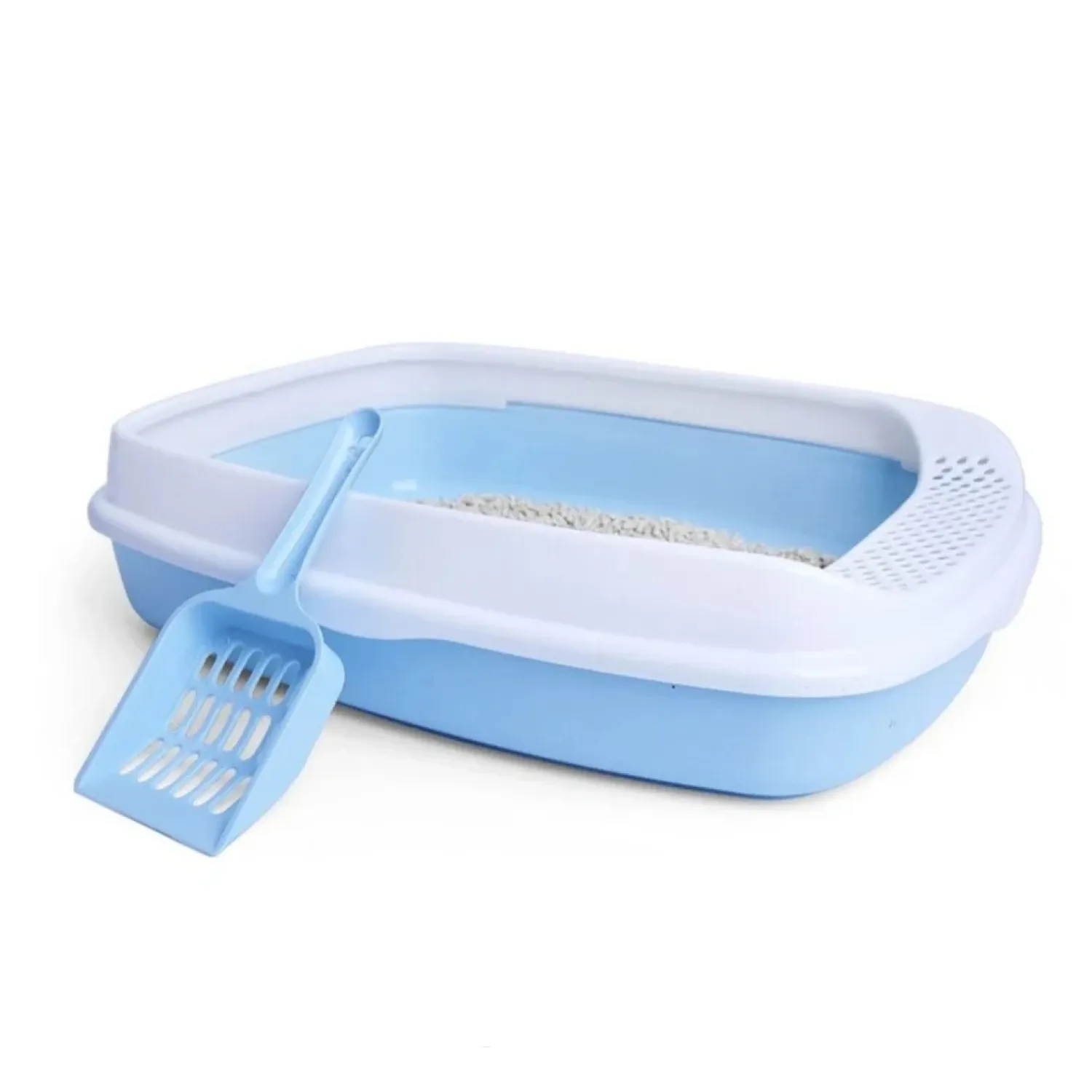 Arenera Caja Baño para Gatos Con Pala
