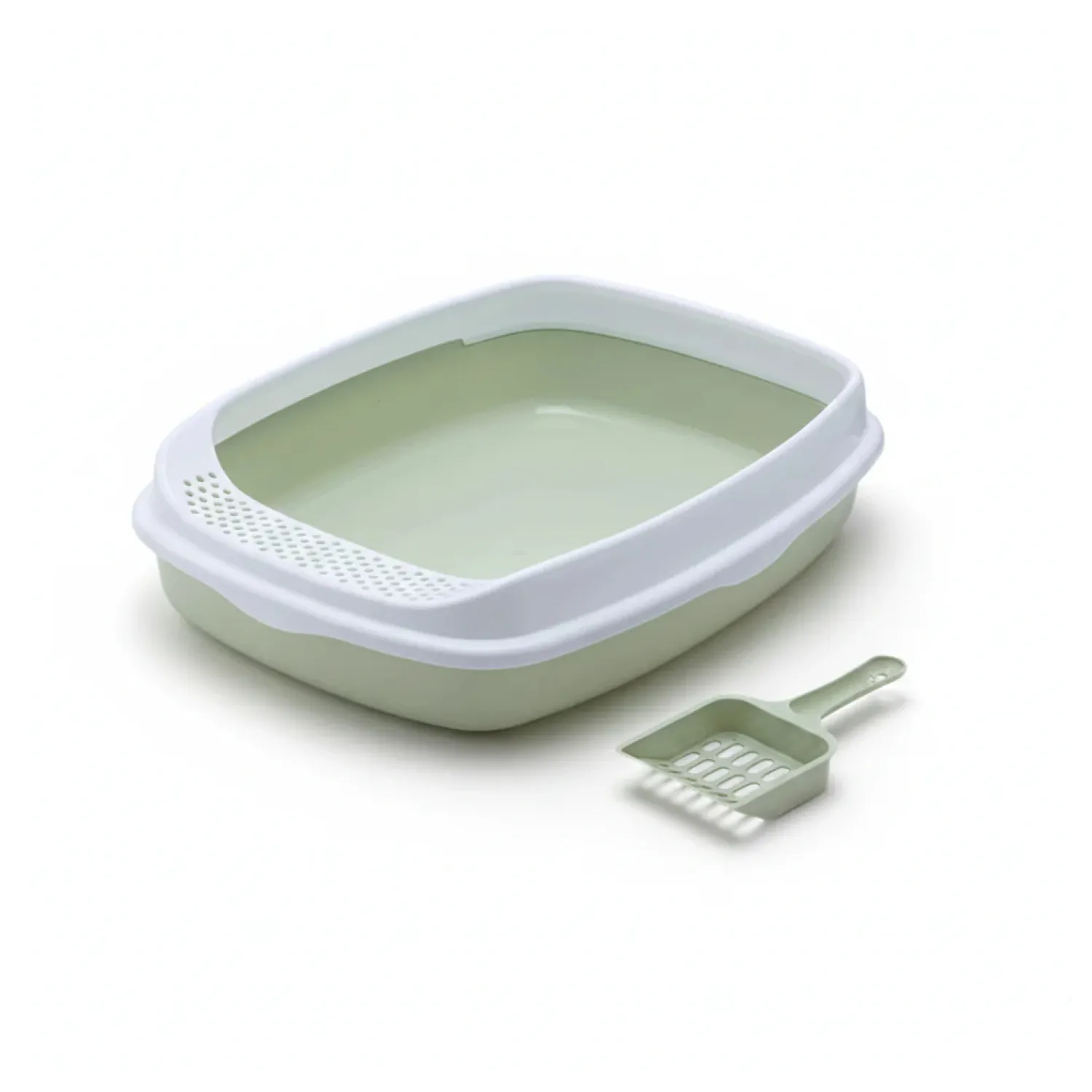 Arenera Caja Baño para Gatos Con Pala