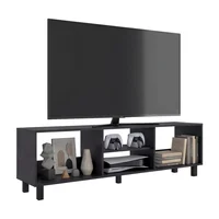 Rack de Tv Tunez Plus 47x160x35 Rta Chocolate Oscuro