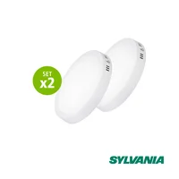 Set Panel Led x2 Sobreponer 24w Luz Blanca