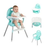 Silla Comedor Bebe 3en1 Plegable Ajustable Altura