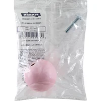Pomo Madera Bola Rosado 40 mm