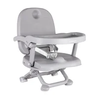 Silla Comedor para Bebé Booster Bites Portable Gris