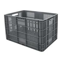 Canastilla Plástica Industrial Perforada Apilable 60x40x41