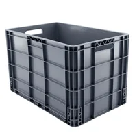Canastilla Industrial Cerrada Extra Alta Apilable 60x40x41