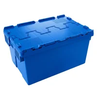 Caja Plástica de Seguridad con Tapa Abisagrada 60 x 40 x 32 cm Energy Plus