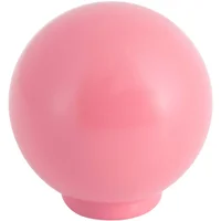 Pomo Bola Abs Rosado Brillo 29 mm