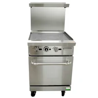 Estufa Profesional Con Plancha y Horno