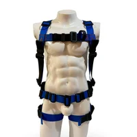 Arnés en H 4 Argollas Anticorrosivo con Faja Lumbar ANSI/ASSP Z359.11:2021 Armadura