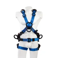 Arnés en x 6 Argollas Dieléctrico con Soporte Lumbar para Espacios Confinados ANSI/ASSP Z359.11:2021 Armadura