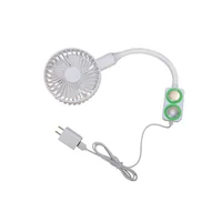 Mini Ventilador Portátil USB Flexible y Base Magnética Blanco