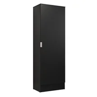 Armario Multiuso 1 Puerta 60 cm Negro