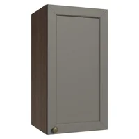 Mueble de Cocina Superior Vik 35 cm 1 Puerta Marrón/gris Mate Madesa