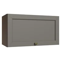 Mueble de Cocina Superior Vik 60 cm 1 Puerta Abatible Marrón/gris Mate Madesa
