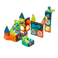 Juguete Construcción Imanes Bloques Fichas Magnéticas 66 Pcs