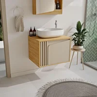 Mueble de Baño Con Lavamanos 60 cm Bruma Fresno Capri Sensi Dacqua