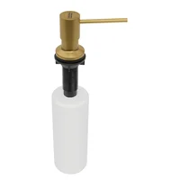 Dispensador de Jabón 500 ml Light Gold de Acero Inoxidable Con Recipiente Plástico Tramontina