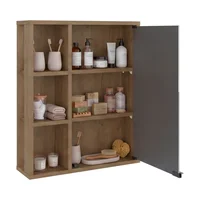 Gabinete de Baño Berkel 60x50x14cm Rta Madera Natural