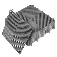 Kit Piso Plástico Modular Drenante Cubre 1 Metro X9 Piezas