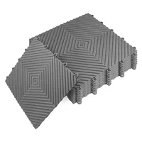 Kit Piso Plástico Modular Cerrado Cubre 1 Metro X9 Piezas