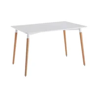 Mesa Rectangular Toledo Blanca