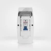 Caja de Protección Riel 1 y 2 Circuitos Breaker ( 1p 32a-6ka)
